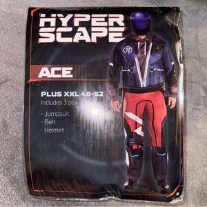 Men’s Hyper Scape Ace Costume, Size XXl, NWT